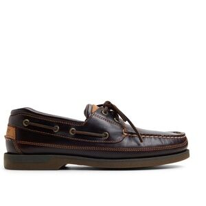 Brand New Sperry Men's Mako 2-Eye Canoe Moc boat shoes Brown